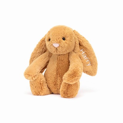 Jellycat Bashful Golden Bunny Medium USA | 23845OJDV